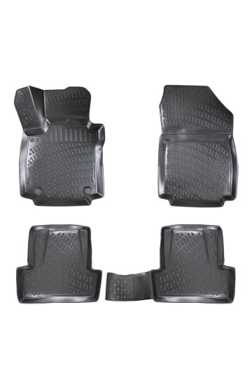 Set covorase auto cauciuc Renault Captur 3D (2013-) - 5 buc