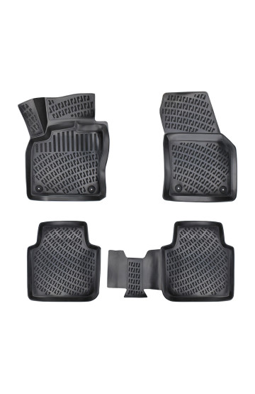 SET COVORASE AUTO CAUCIUC FIT UMBRELLA PENTRU SEAT TARRACO 3D (2018-) - 5 PCS