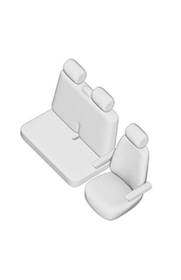 SET HUSE SCAUN UMBRELLA PENTRU VOLKSWAGEN T5 (2+1) TRANSPORTER VAN 2003-2014