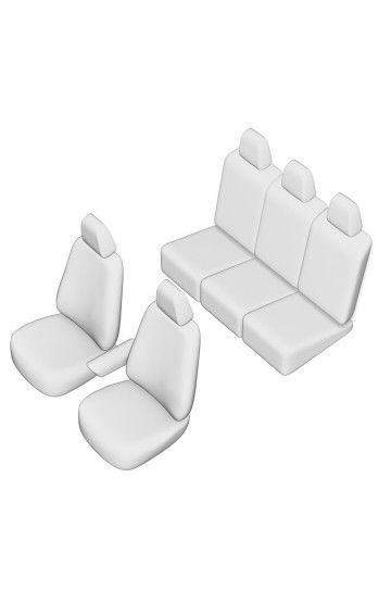 SET HUSE SCAUN UMBRELLA PENTRU VOLKSWAGEN SHARAN 5 LOCURI 2000-2005 (SCAUNE INDIVIDUALE SPATE)
