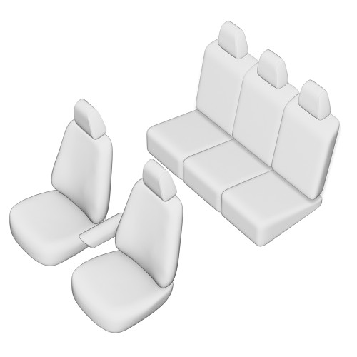 SET HUSE SCAUN UMBRELLA PENTRU VOLKSWAGEN SHARAN 5 LOCURI 2000-2005 (SCAUNE INDIVIDUALE SPATE)