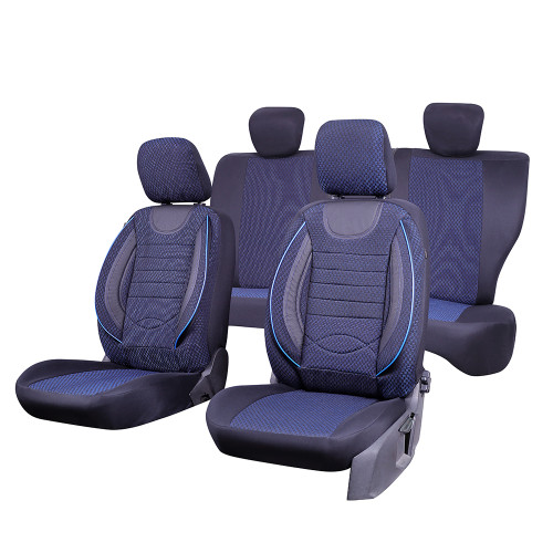 SET HUSE SCAUN CITY ALBASTRU NEGRU