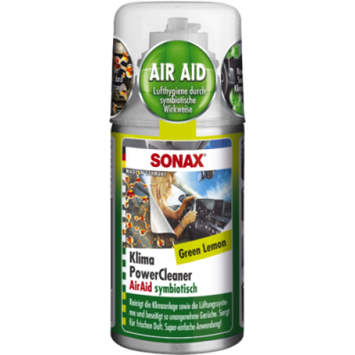 Spray Pentru Curatarea Instalatiei De Aer Conditionat - Lamaie Verde 100 Ml Sonax