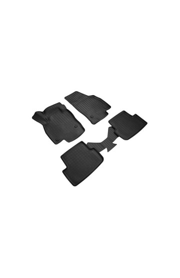 SET COVORASE AUTO CAUCIUC FIT UMBRELLA PENTRU VOLKSWAGEN POLO VI (AW) 3D (2017-) - 5 PCS