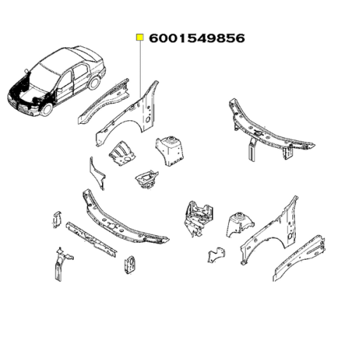 Dublura stalp fata dr. Log