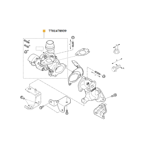 Turbosuflanta Renault 1.5 dCi E5 7701478939