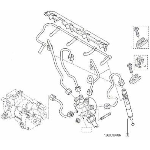 Injector Dacia Logan I / Sandero I 1.5 dCi (E3) 166003978R